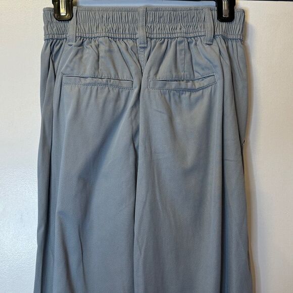 MADEWELL The Neale Straight-Leg Pant in Drapeweave Gray Blue Women’s Size 0 - Picture 8 of 11